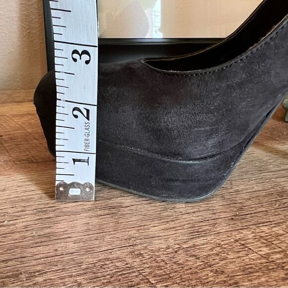 LC Lauren Conrad Black Platform Heels - Picture 9 of 10